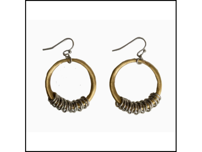 Dangling Circlet Hoops