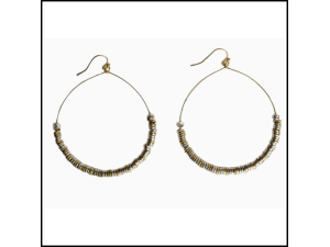 Lustrous Pailette Hoops
