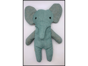 Elliot - Flat Stuffed Elephant 