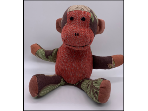 George - Medium Stuffed Monkey