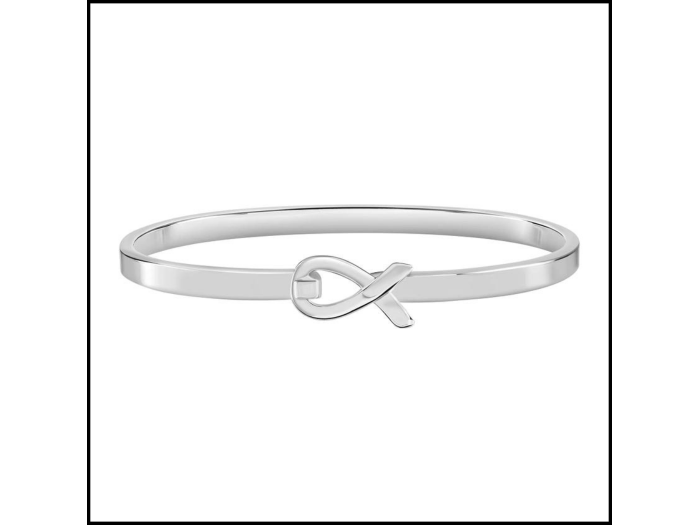 Ribbon Of Hope Bangle