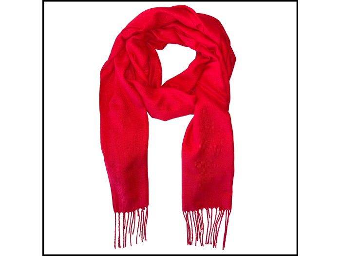 Red Pashmina Scarf