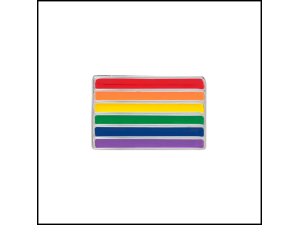 Rainbow Rectangle Pin