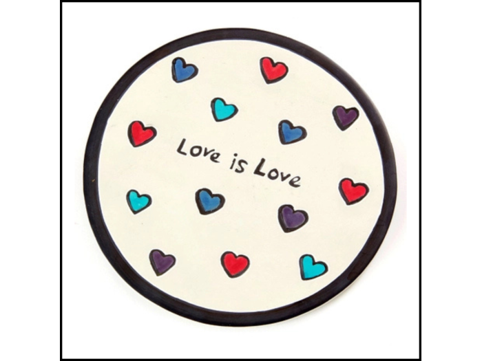 Love Is Love Soapstone Plate