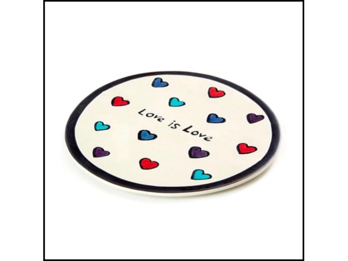 Love Is Love Soapstone Plate