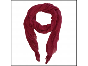 Red Woven Boho Scarf