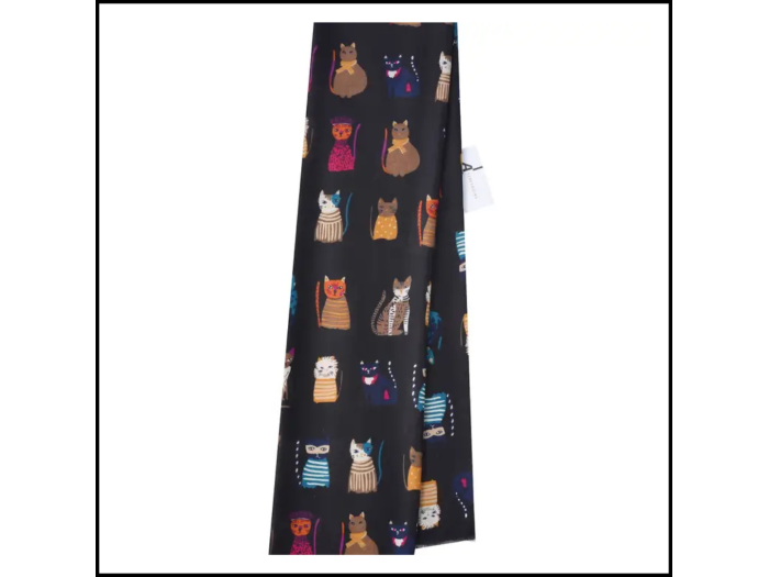 Cartoon Cat Scarf