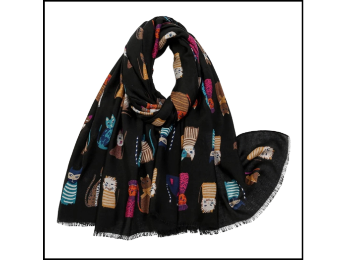 Cartoon Cat Scarf