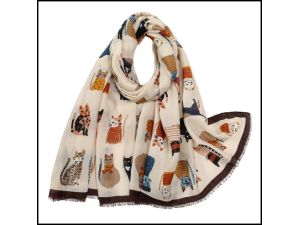 Cartoon Cat Scarf