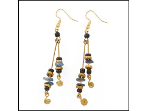 Moonlight Stone Spiral Earrings