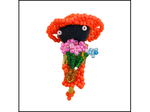 Little Traveler Pin - Flower Girl