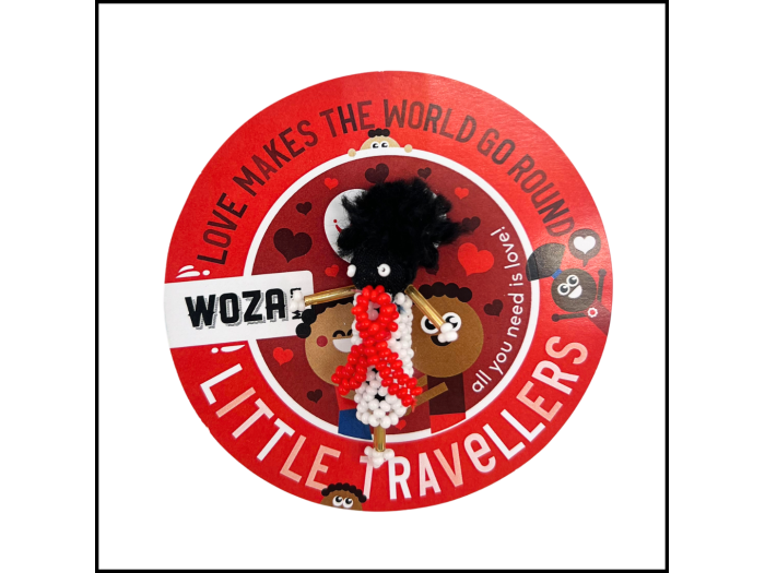 Little Traveler Pin - AIDS Ribbon