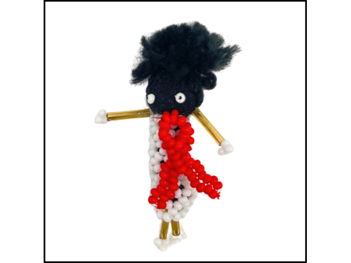 Little Traveler Pin - AIDS Ribbon