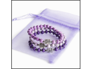 Purple Hope Bracelet Trio