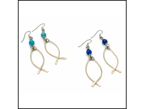 Ribbon Wire Earrings