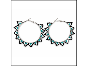 SAC x UNTIL Hoop Earrings