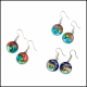 Circle Glass Earrings