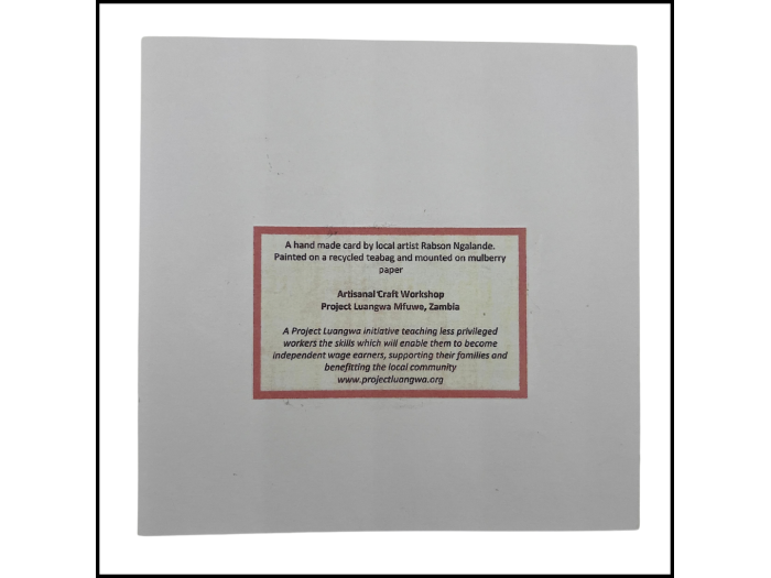 Mom & Baby Elephant Greeting Card