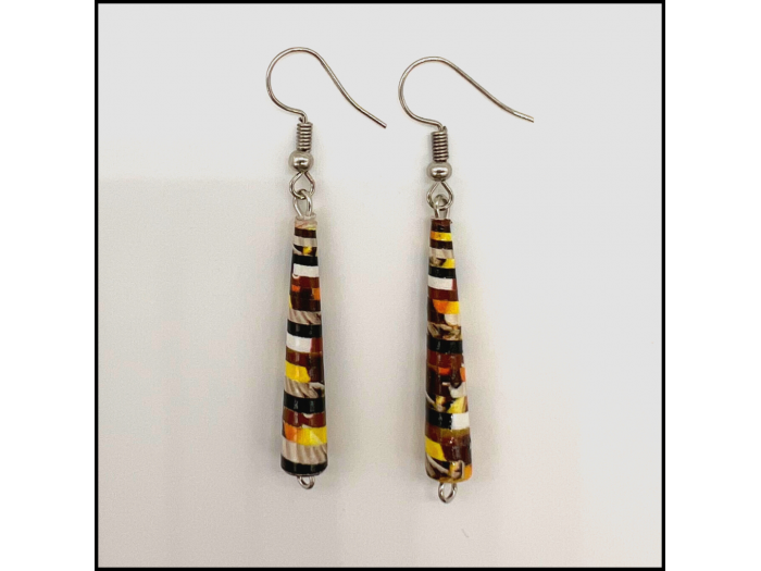 Recycled Paper Cone Earrings