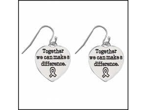 Together We Can Make A Difference Earrings