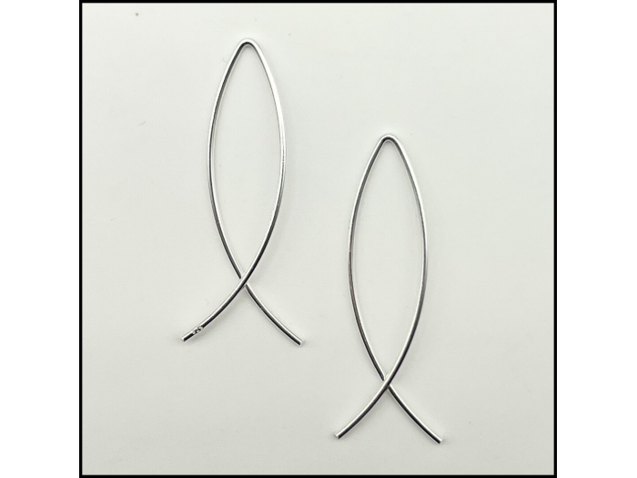 Infinity Ribbon Earrings