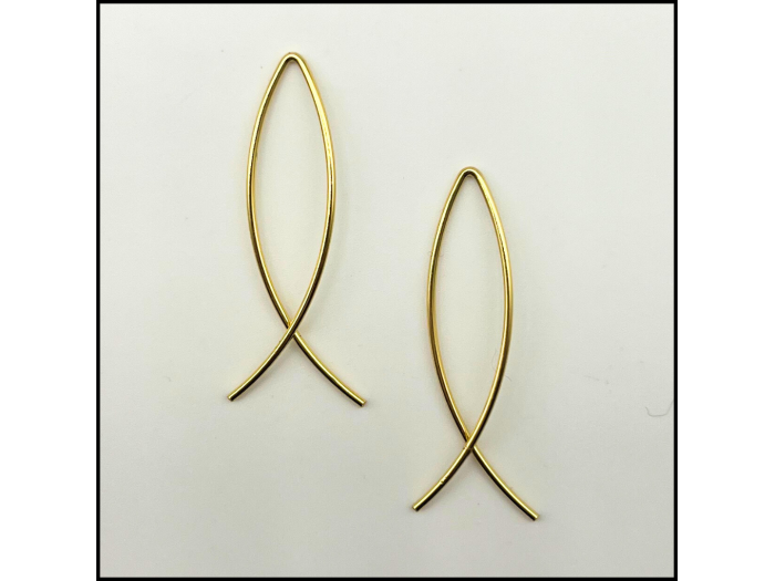 Infinity Ribbon Earrings