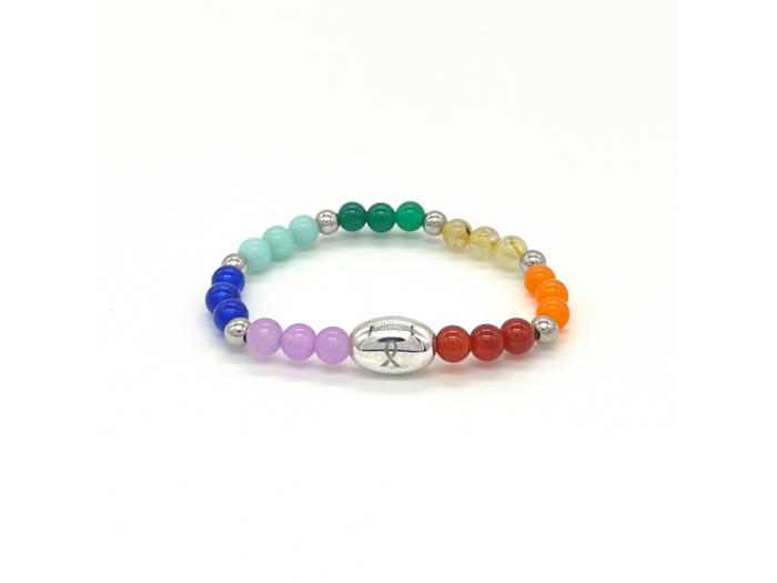 Rainbow Healing Stone Bracelet