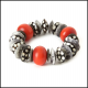 Kenyan Red Bead Boldness Bracelet