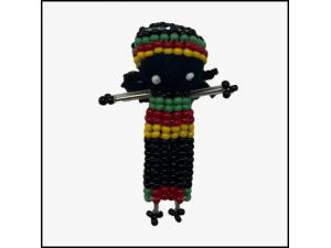 Little Traveler Pin - Rasta Boy