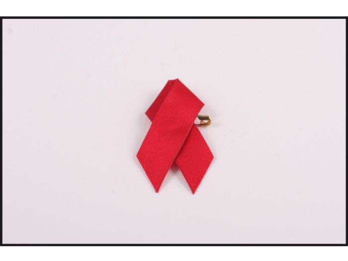 Red AIDS Ribbon Pin