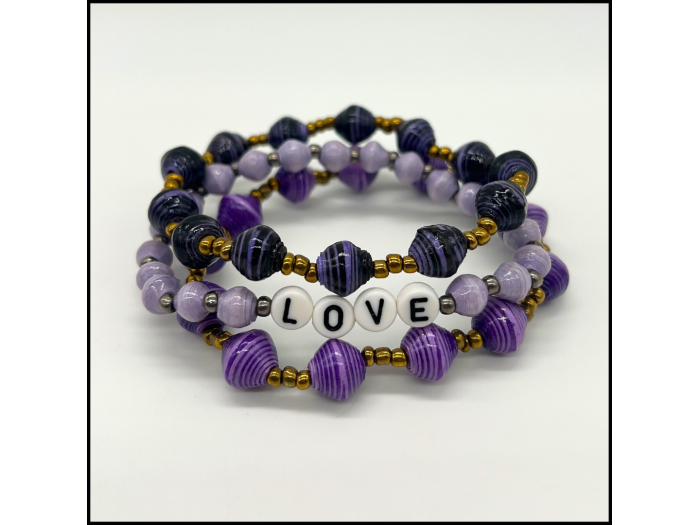 Love Bracelet Bundle - Purple
