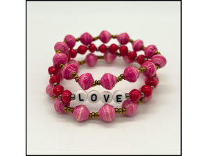 Love Bracelet Bundle - Red/Pink