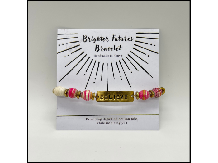 Brighter Future Paper Bead Bracelet