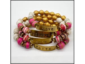 Brighter Future Paper Bead Bracelet Brighter Future Paper Bead Bracelet