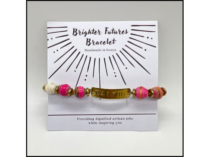 Brighter Future Paper Bead Bracelet