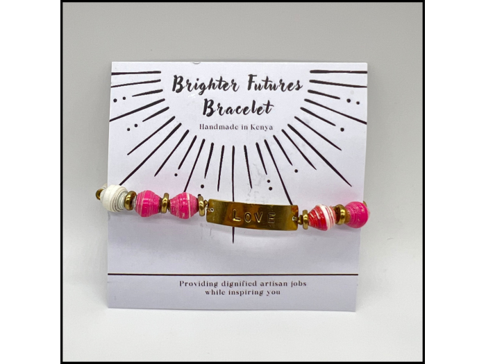 Brighter Future Paper Bead Bracelet