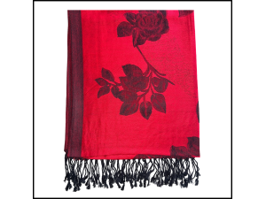 Rose Floral Pashmina Scarf