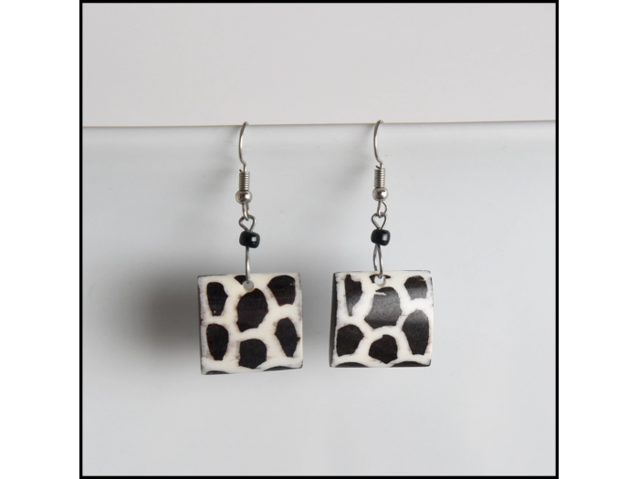 Geometric Bone Earrings