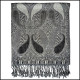 Black & White Paisley Scarf