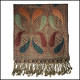 Dark Neutral Paisley Scarf
