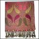 Fuchsia Jewel Tone Paisley Scarf 