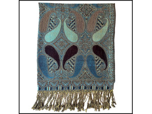 Peacock Paisley Scarf