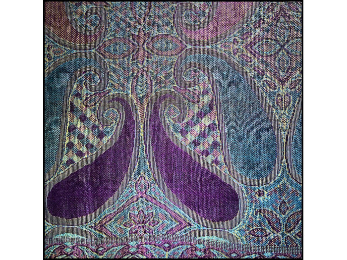 Purple Paisley Scarf