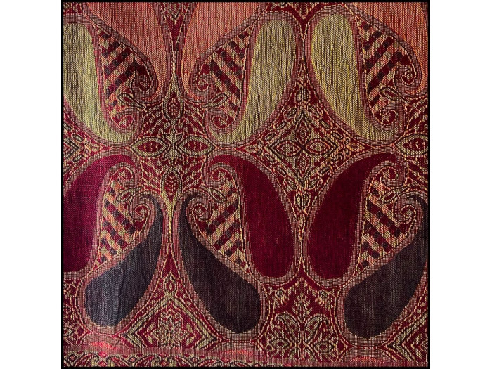 Rust Paisley Scarf