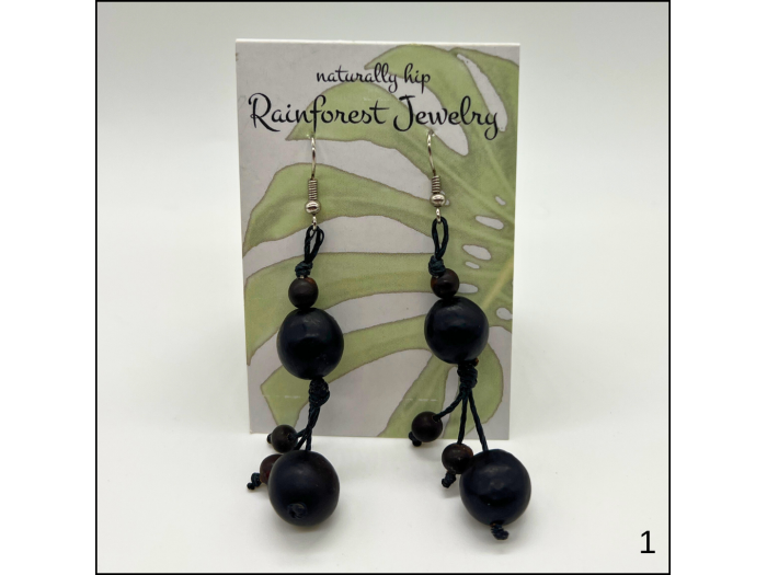 Rainforest Seed Bead Earrings