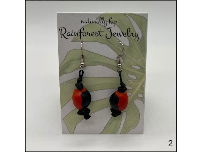 Rainforest Seed Bead Earrings