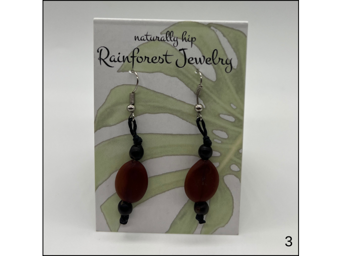 Rainforest Seed Bead Earrings