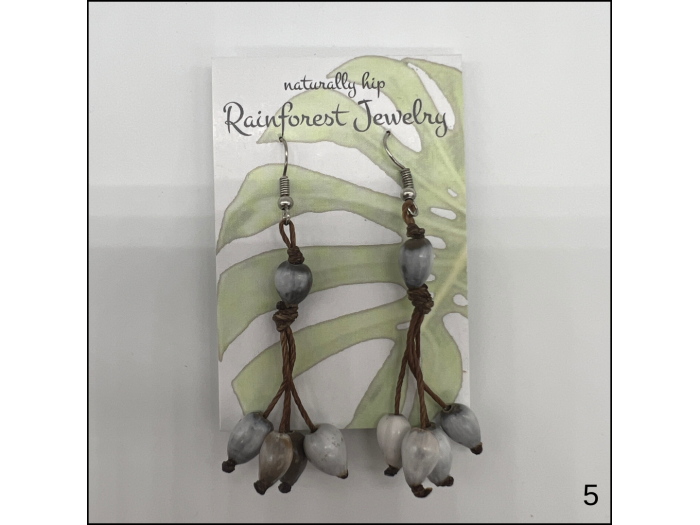 Rainforest Seed Bead Earrings