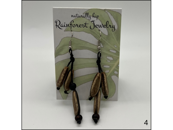 Rainforest Seed Bead Earrings