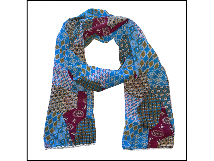 Reaboka Zig-Zag Bead Scarf